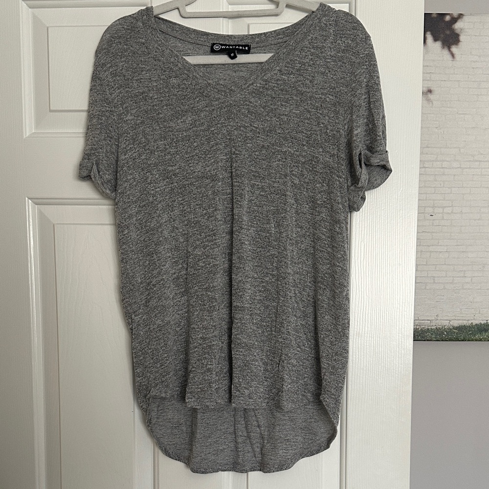 Wantable Heather Gray Short Sleeve Tee
